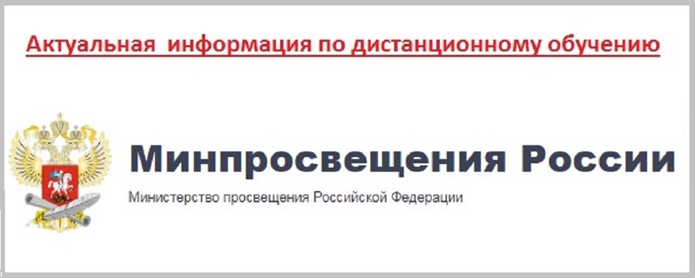 Рекомендации Минпросвещения России по организации обучения на дому с использованием дистанционных технологий